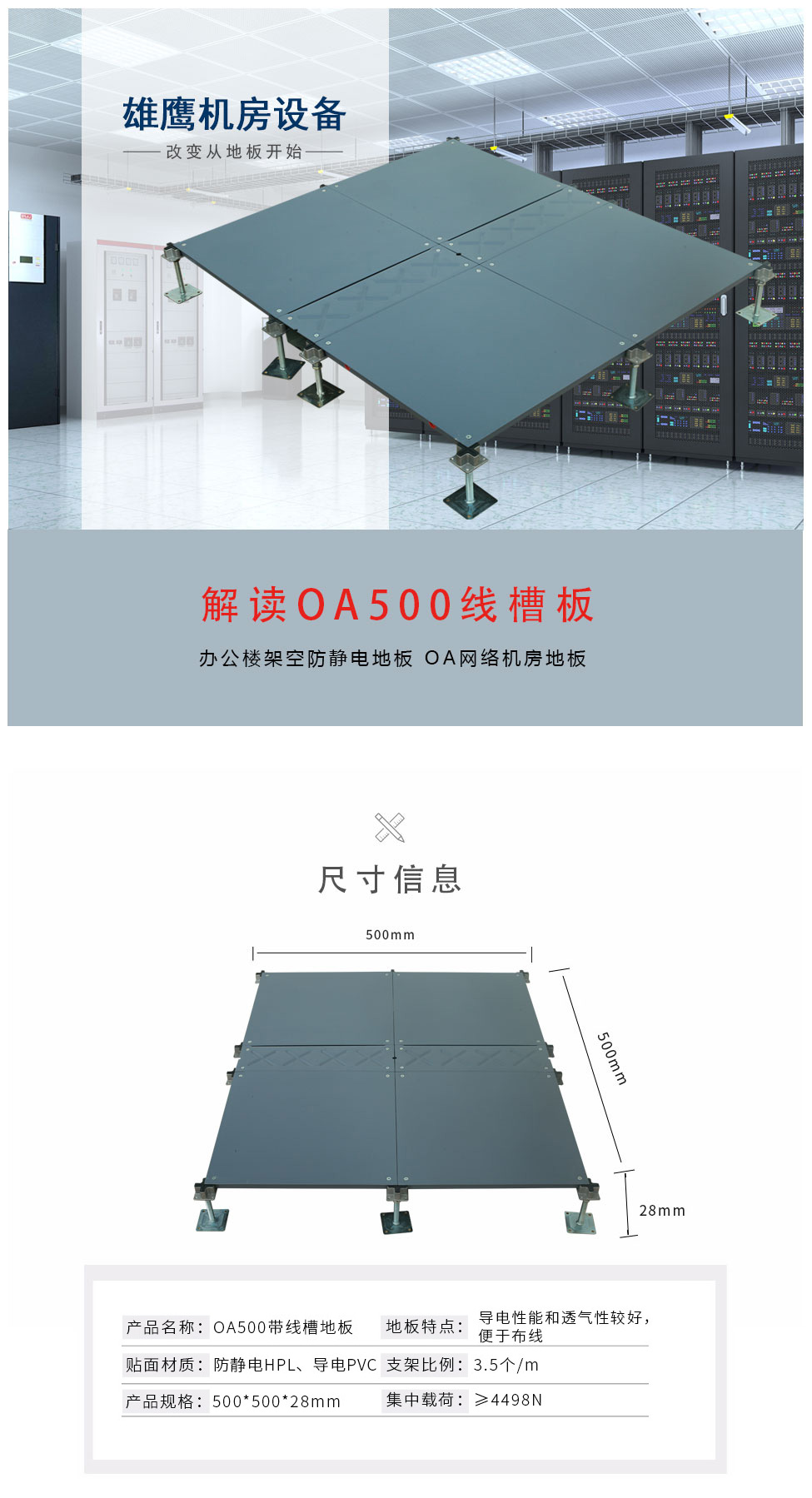 OA500线槽板(图1)